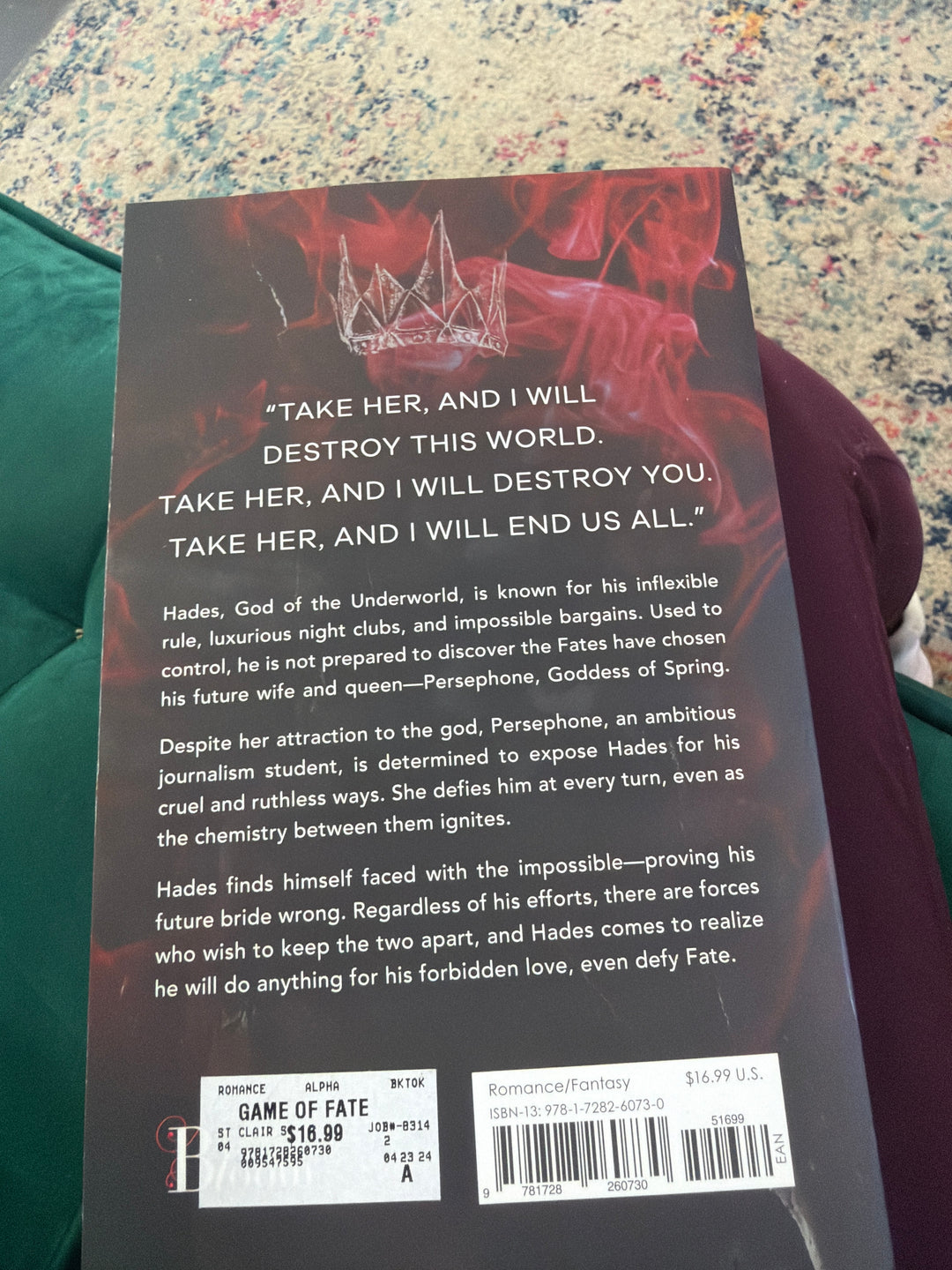 A game of fate by Scarlett at Claire