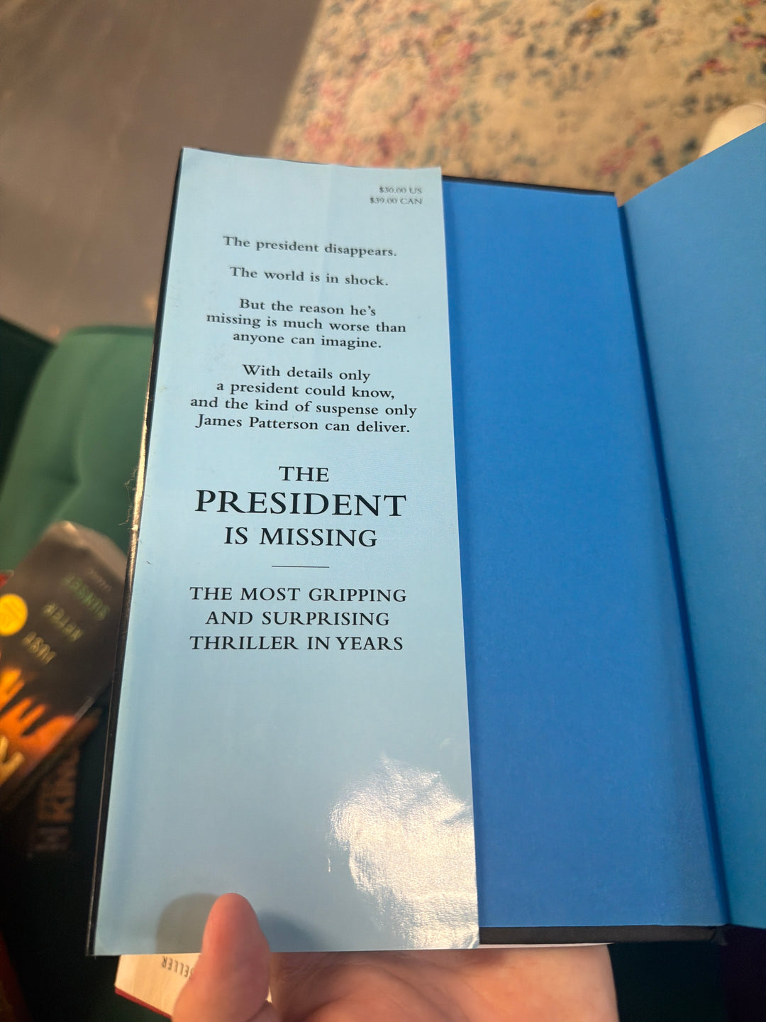 The president is missing by James Patterson