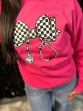 Load image into Gallery viewer, Checkered Nurse Stethoscope Sweatshirt

