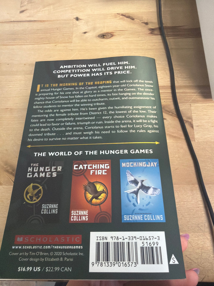 The bald of songbirds and snakes by Suzanne Collins