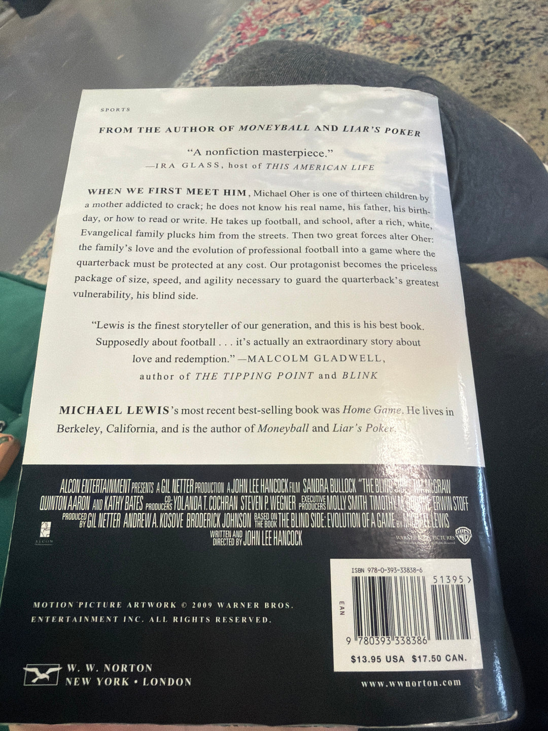 Michael Lewis the blind side