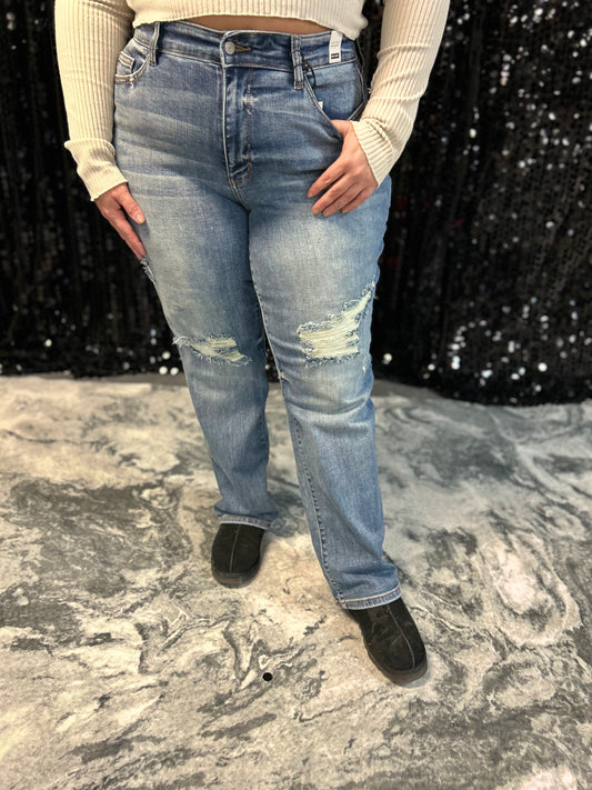 Judy Blue High Waisted Dad Straight Jean