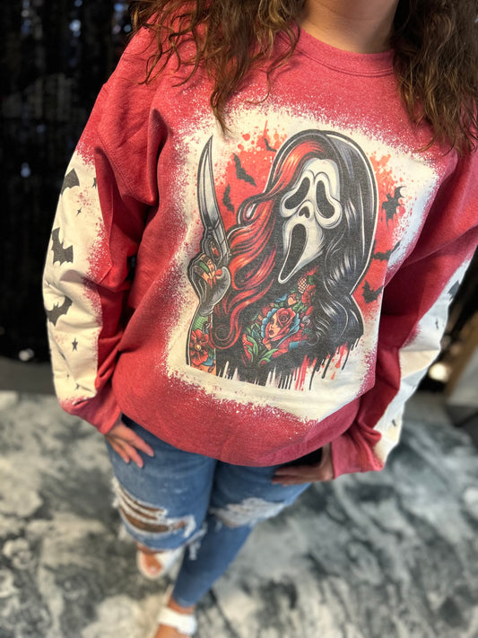 Ghostface Bleached Sweatshirt