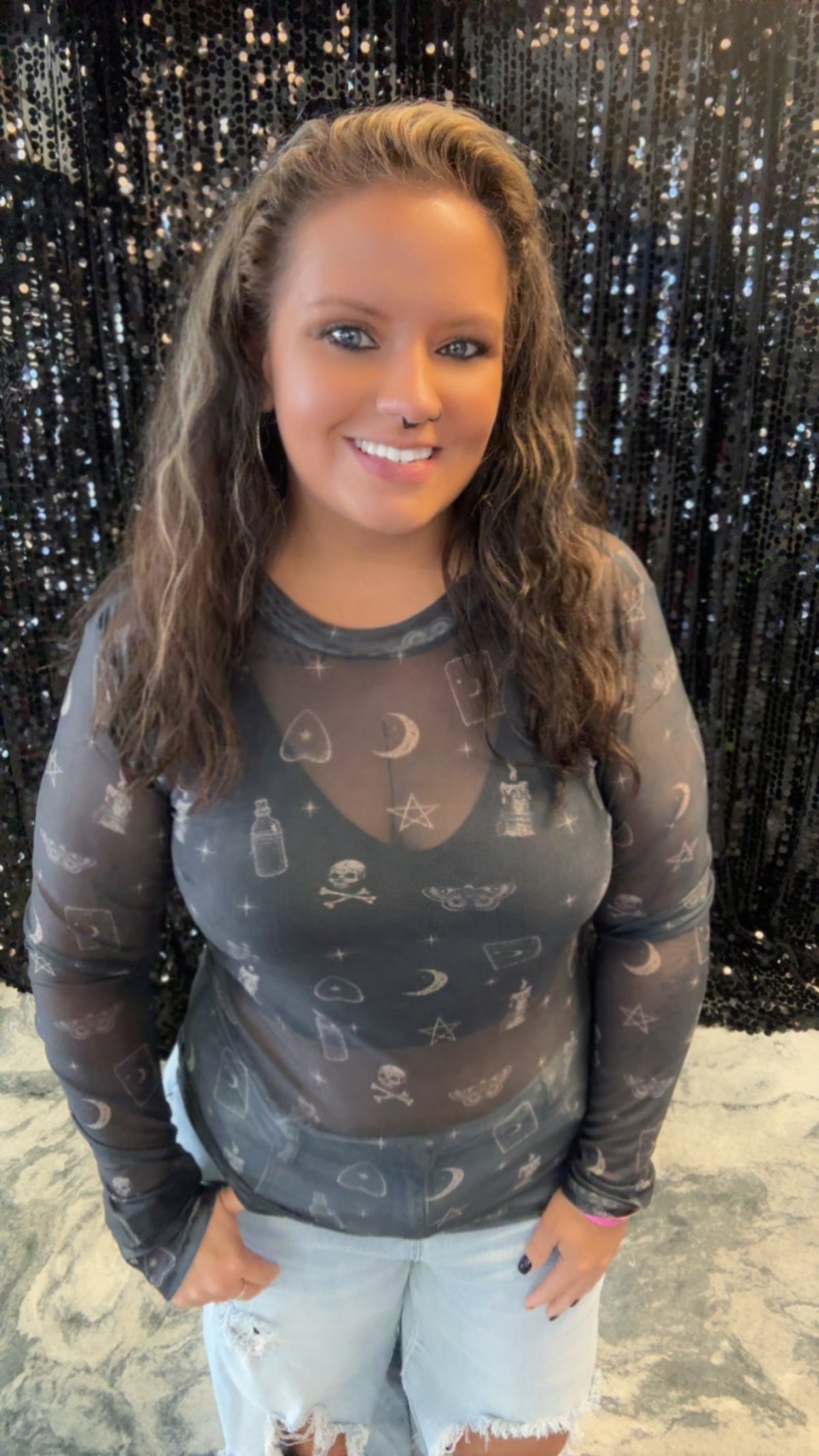 Potions Halloween Mesh Longsleeve
