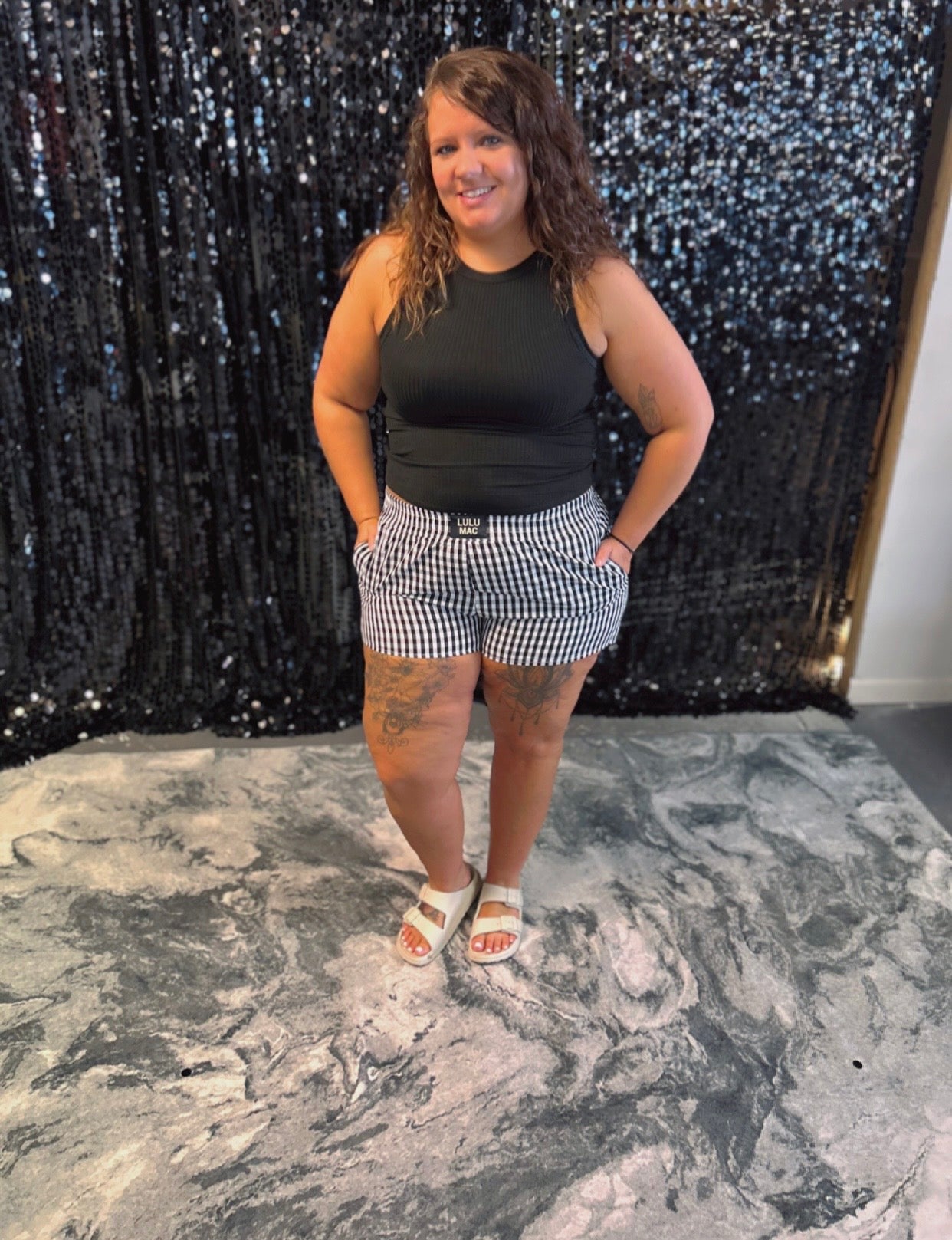 Gingham Boxer Shorts