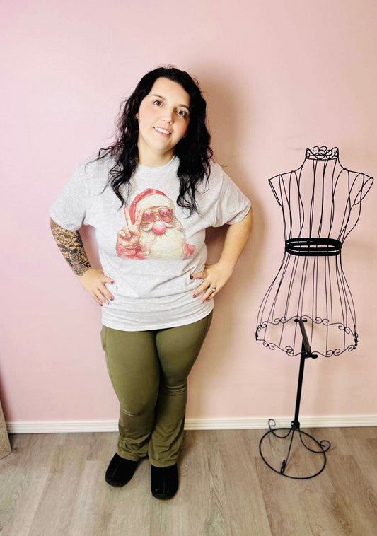 Bubble Gum Santa Tee
