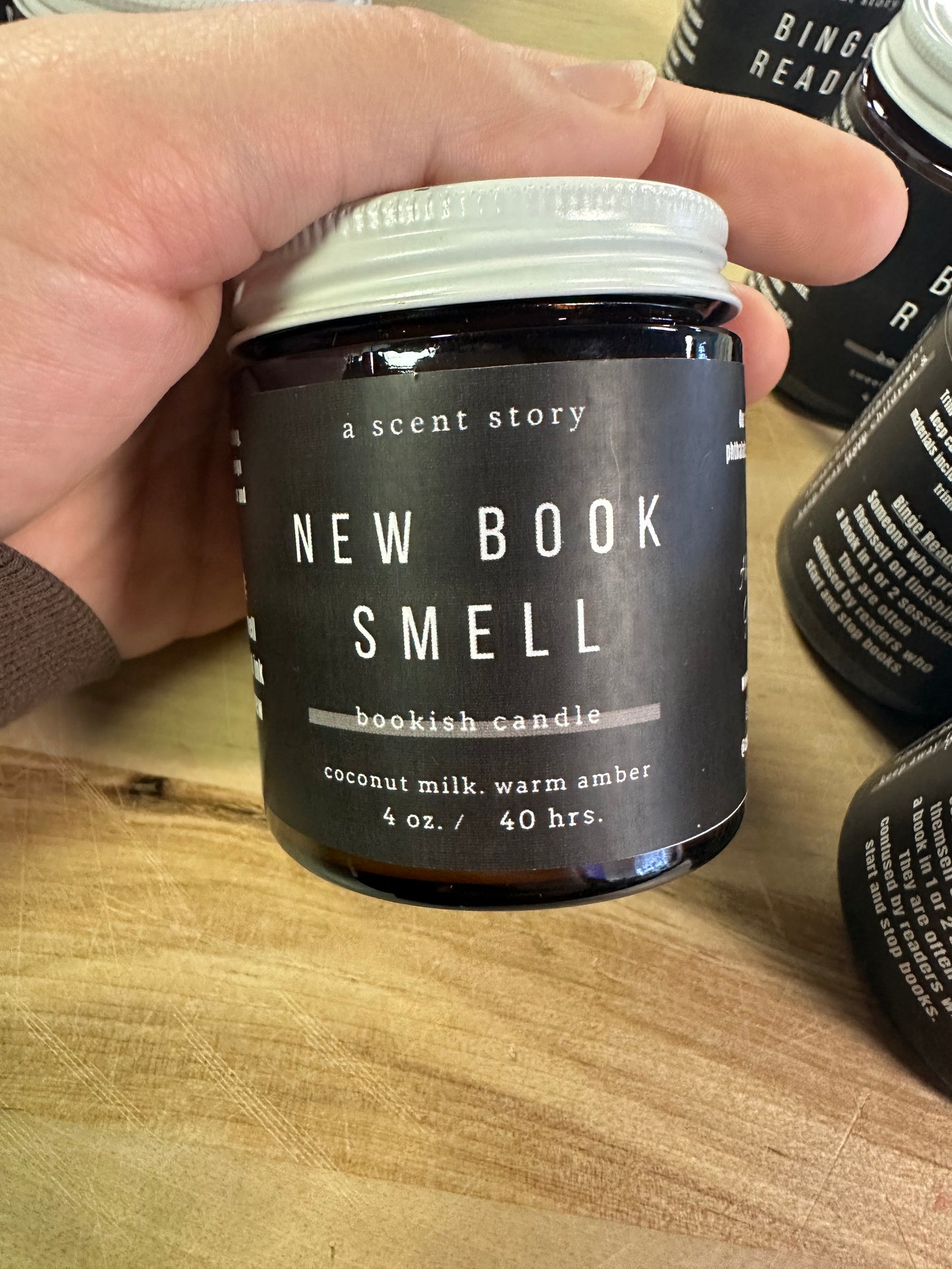 Bookish Candle