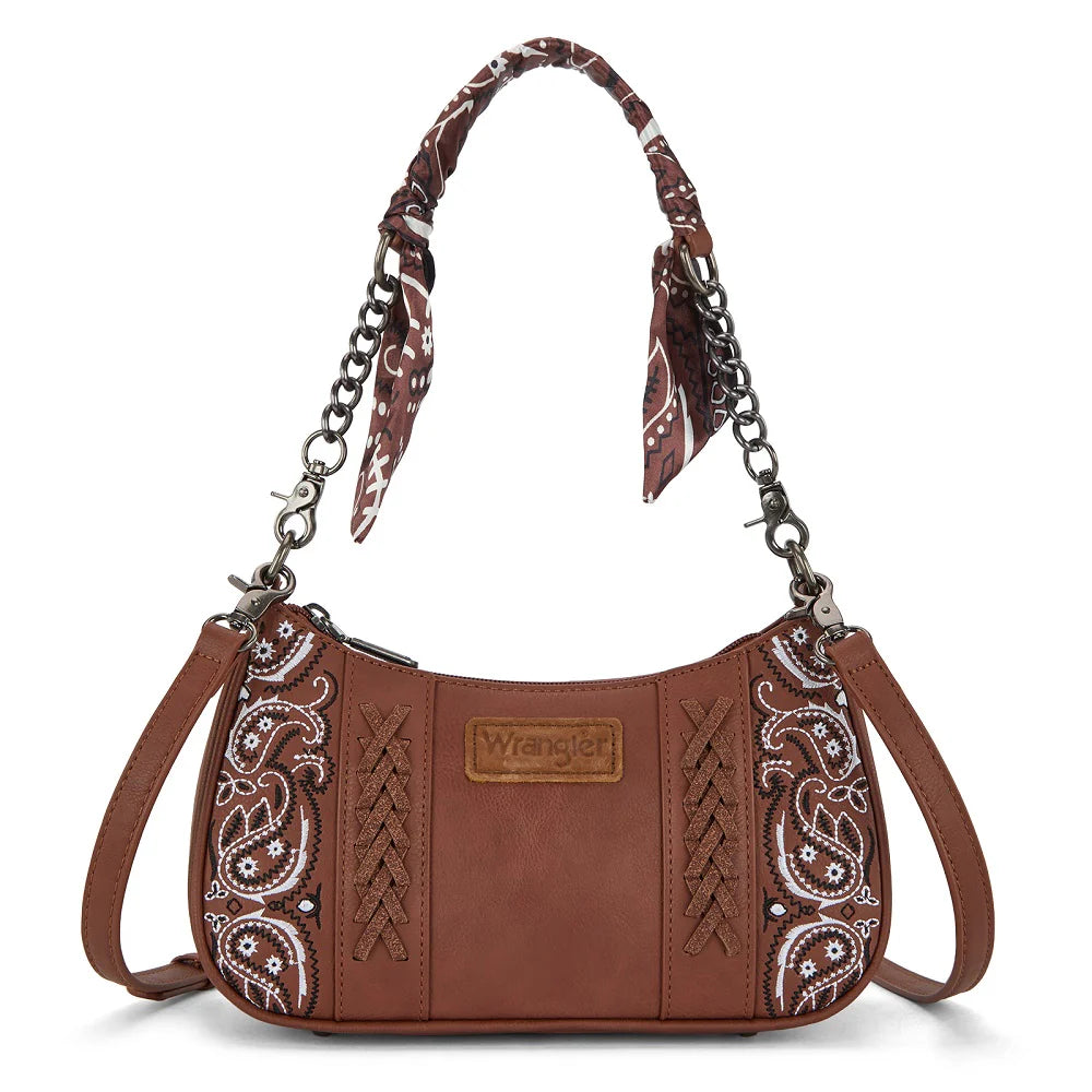 Wrangler Braided Bandana Shoulder Bag