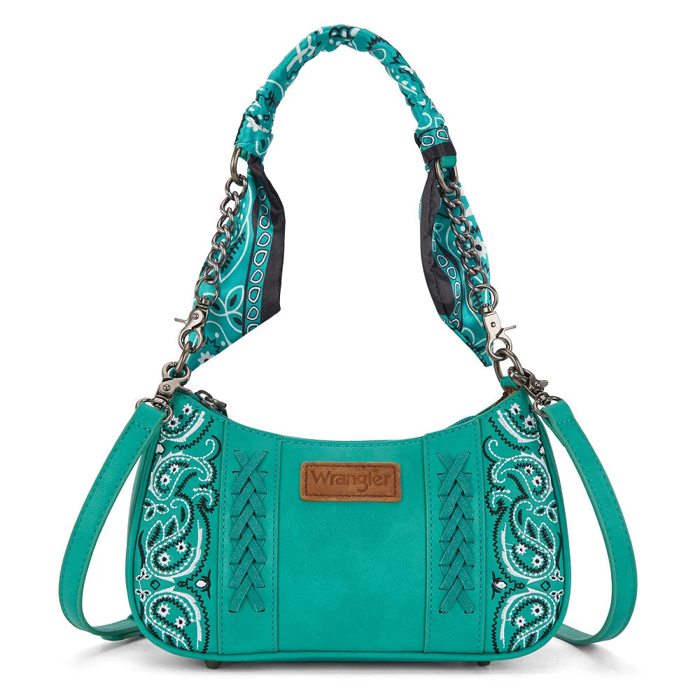 Wrangler Braided Bandana Shoulder Bag
