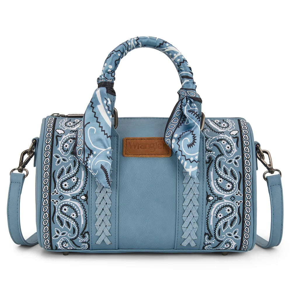 Wrangler Braided Bandana Boston Bag