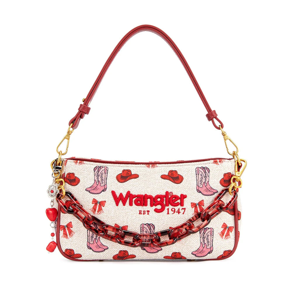 Wrangler Boot Print Shoulder Bag