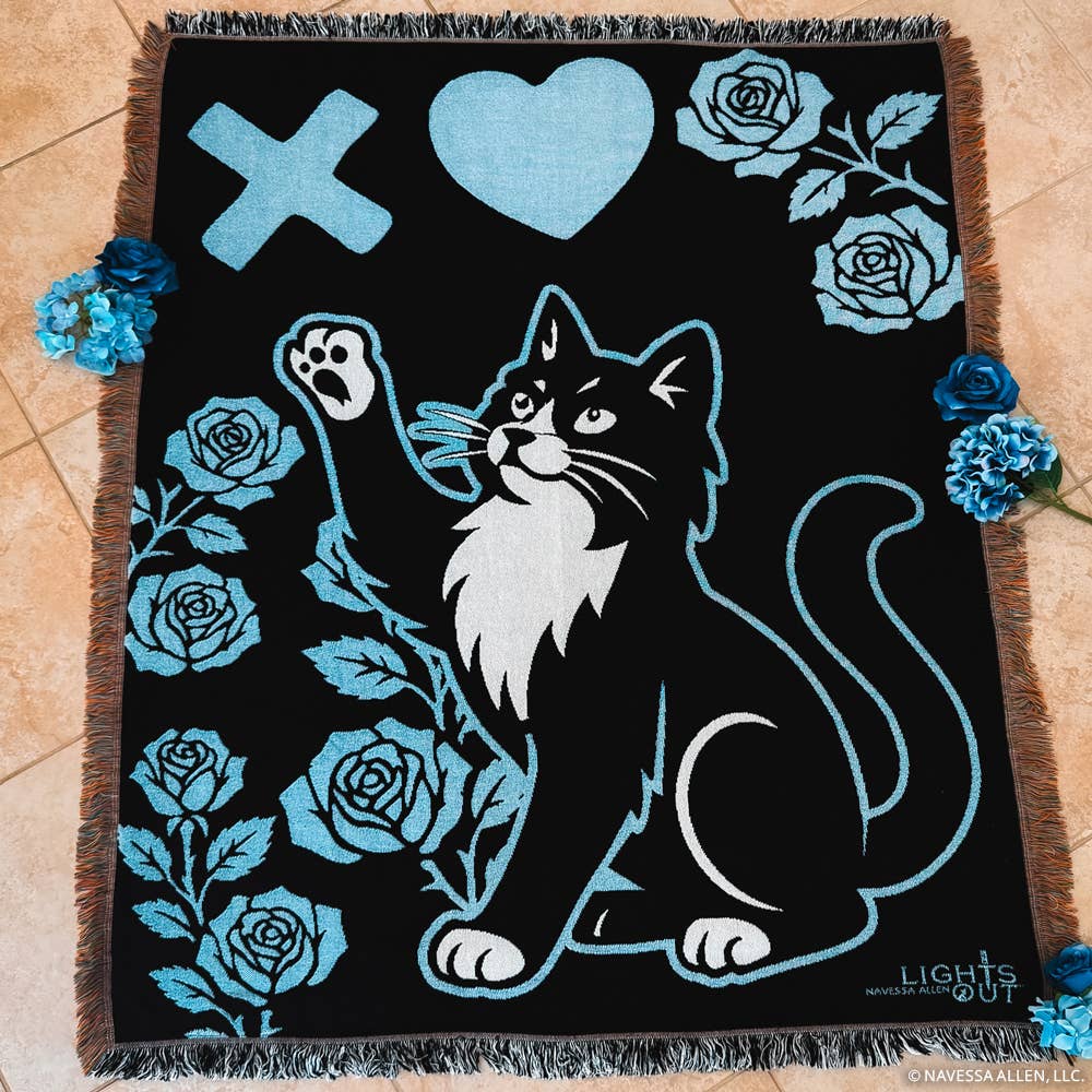 Lights Out Woven Throw Blanket (48'' x 60'')