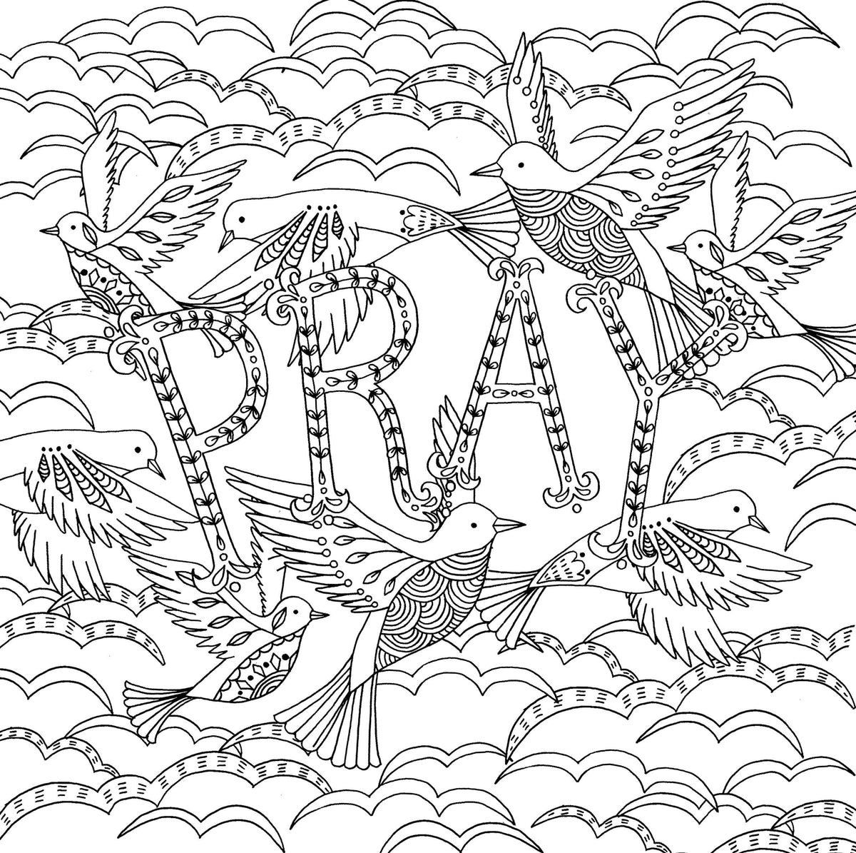 Color Me Blessed Artist's Coloring Book