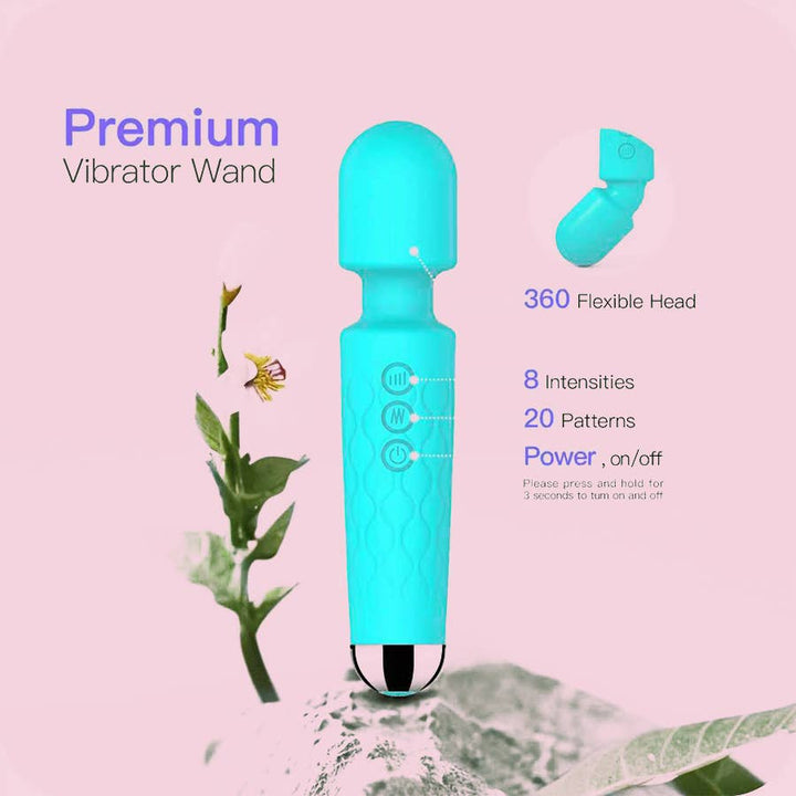 10-frequency vibrator: Light Blue
