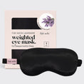 Load image into Gallery viewer, The Lavender Weighted Satin Eye Mask
