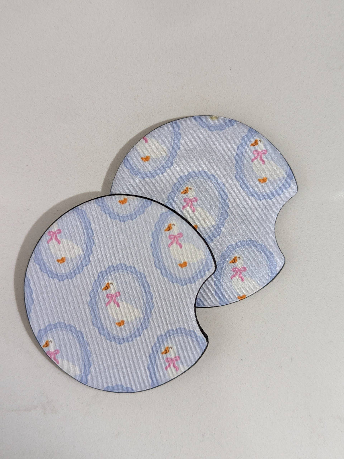 Silly Goose Car Coasters: Summer goose