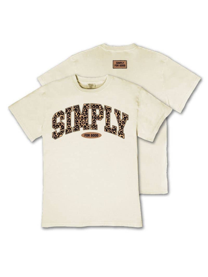 SS Leopard Logo Tee