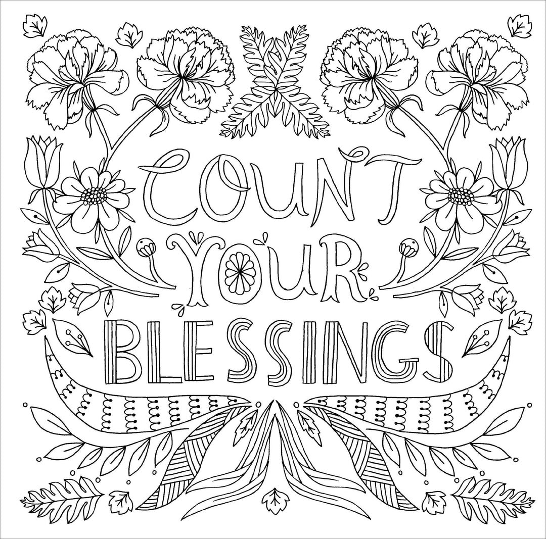Color Me Blessed Artist's Coloring Book