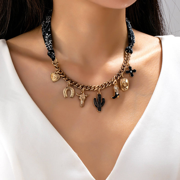 Western Scarf Necklace