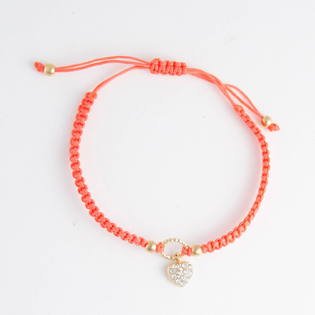 Adjustable Heart Bracelet