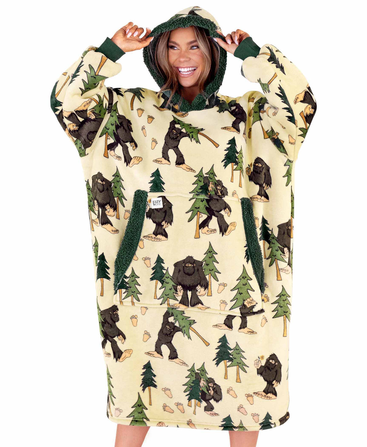Oversized Wearable Blanket – Bigfoot Blanket Hoodie