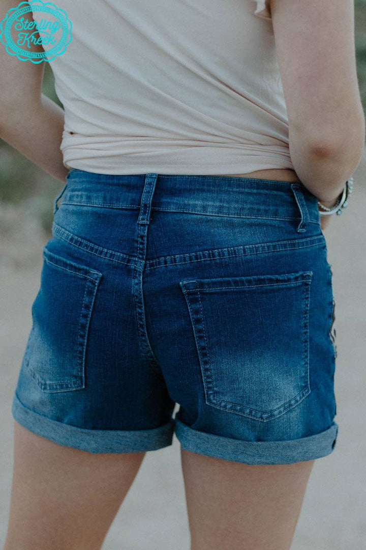 Patched Up Shorts