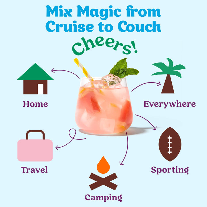 Cocktail Mixers - 12 Servings Variety Pack