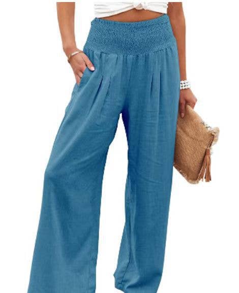 Loose Fit Linen Pants