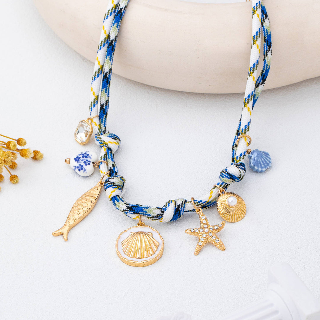 Rope Starfish Necklace