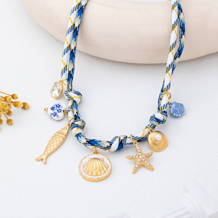Rope Starfish Necklace