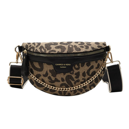 Leopard Chain Bag