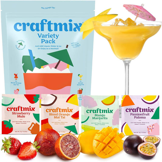 Cocktail Mixers - 12 Servings Variety Pack