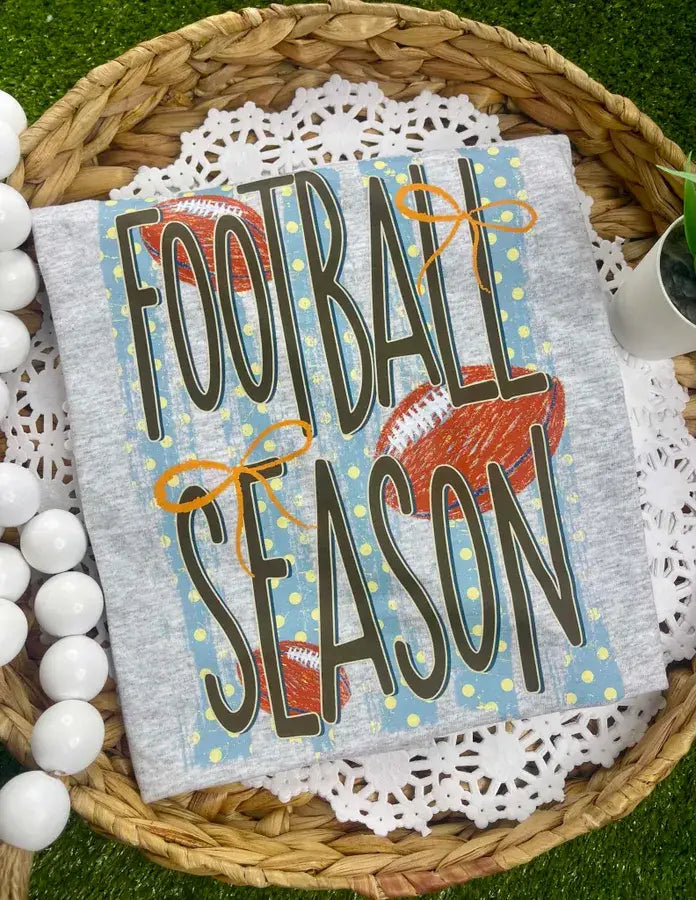 Football Season (Port & Co)(DTF=Order Separate): Ash Grey / Yes (I only have DTF garments in my cart) / S