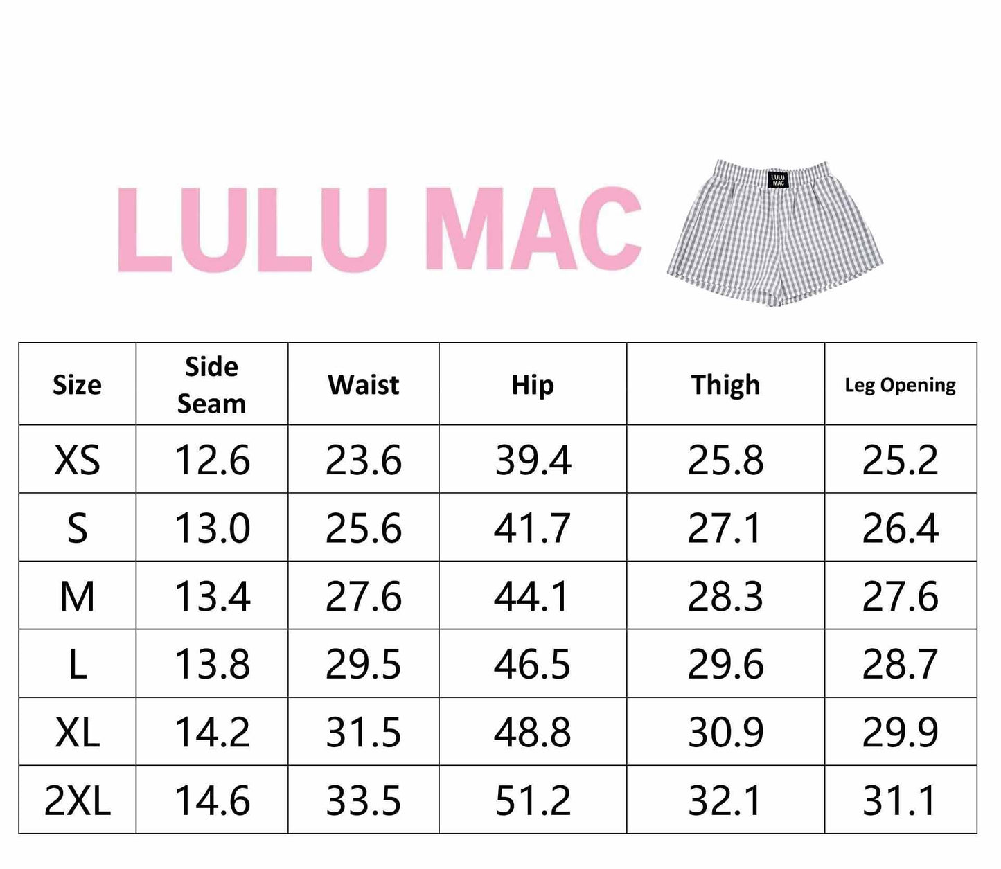 Gingham Boxer Shorts