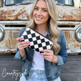 Load image into Gallery viewer, Avenue Checkered Leather Wallet
