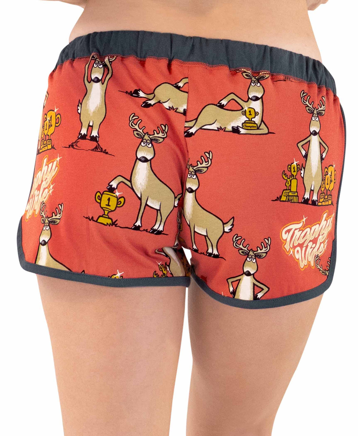 Trophy Wife Pink Women's PJ Shorts: S