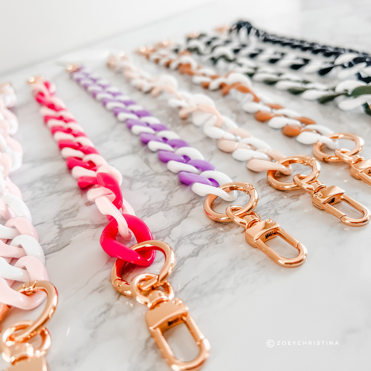 Chunky Acrylic Bag Chains