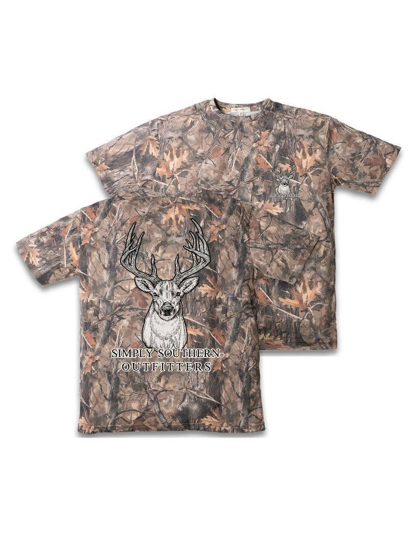 SS Men's Camo Buck Tee