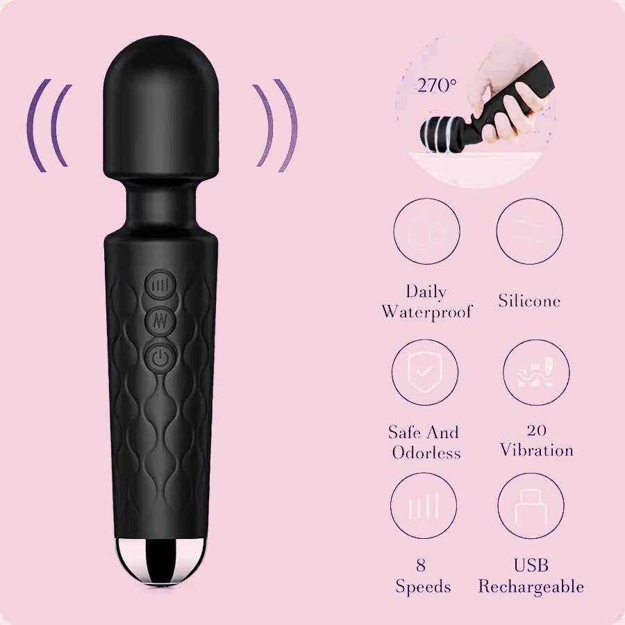 10-frequency vibrator: Light Blue