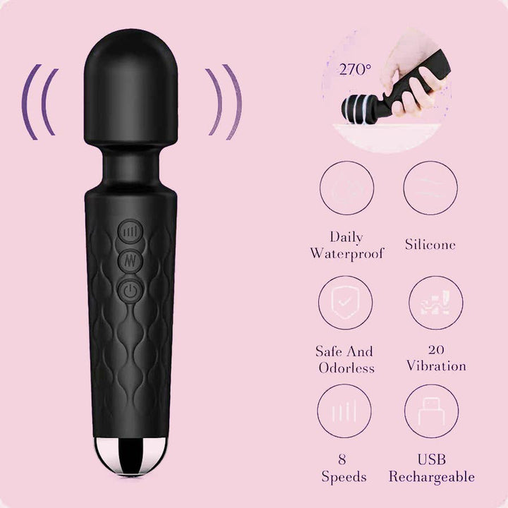 10-frequency vibrator: Light Blue