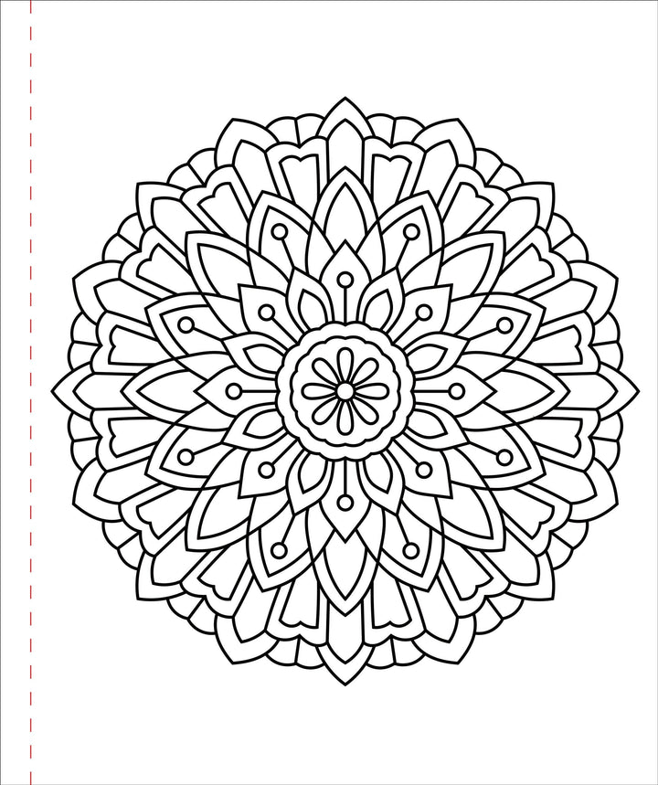 Large Print Coloring Book -  Color Me Calm