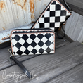 Load image into Gallery viewer, Avenue Checkered Leather Wallet
