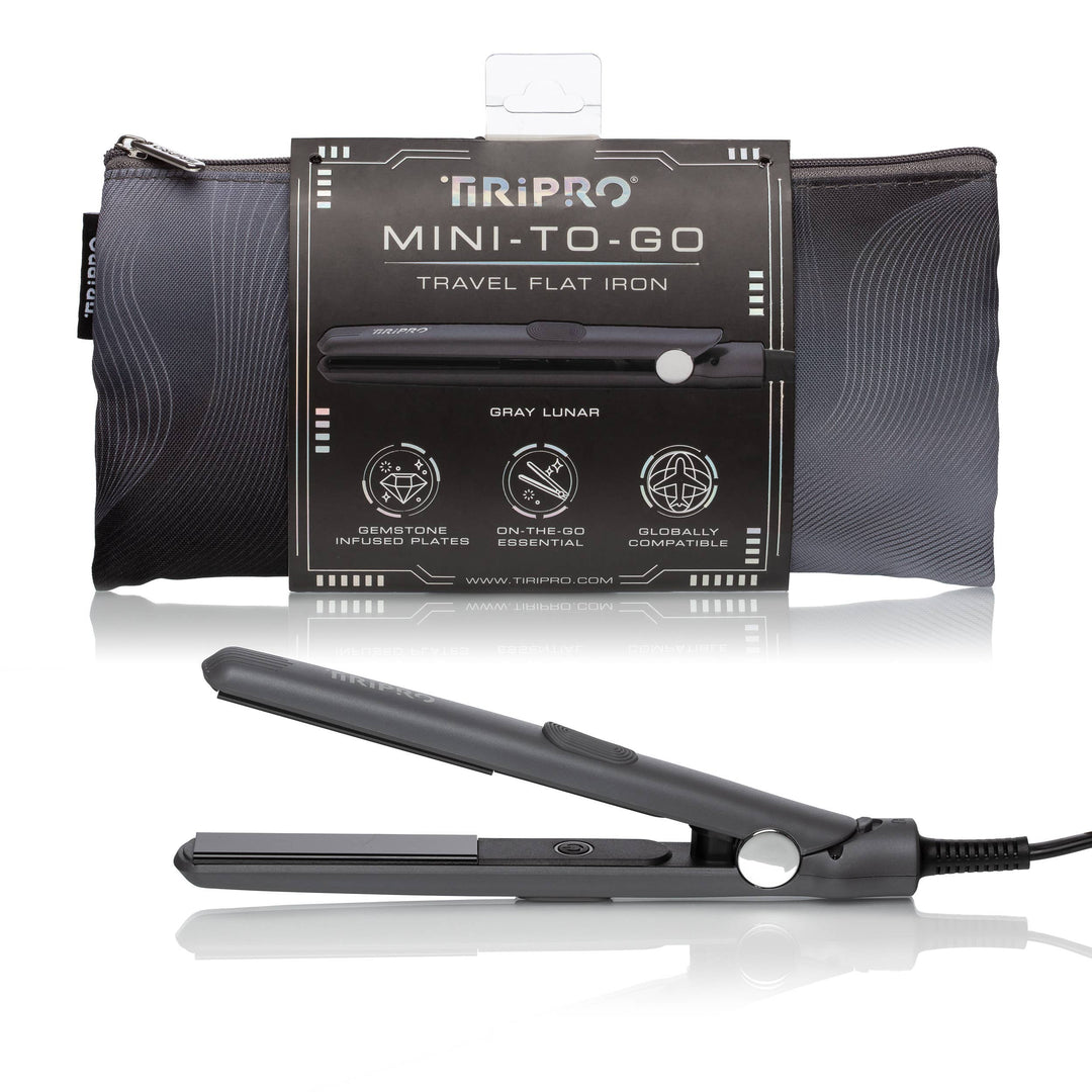 Mini ToGo Flat Iron with Travel Carrying Bag