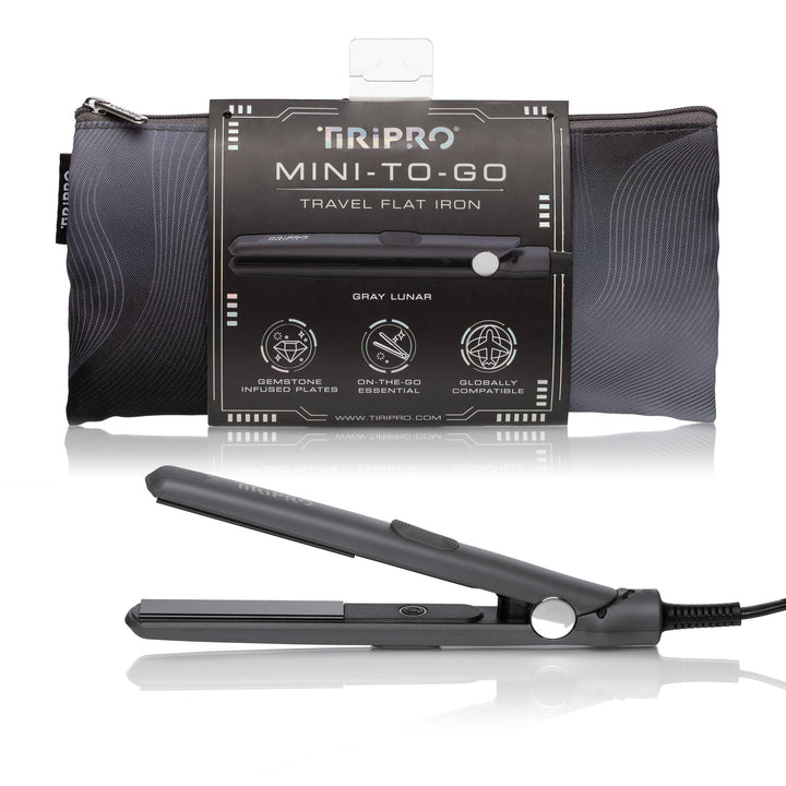 Mini ToGo Flat Iron with Travel Carrying Bag
