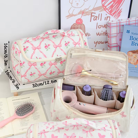 Bow Makeup/Hair Tool Travel Case