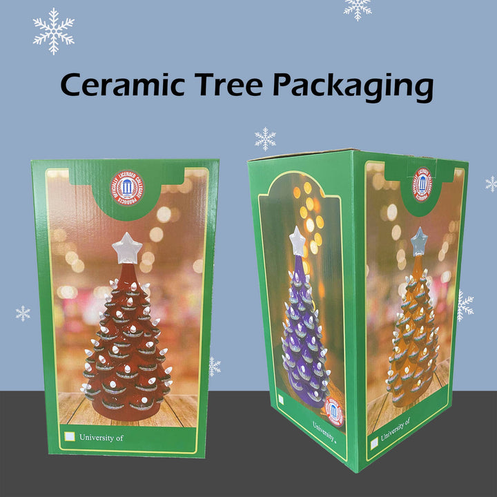 14" West Virginia Ceramic Tree