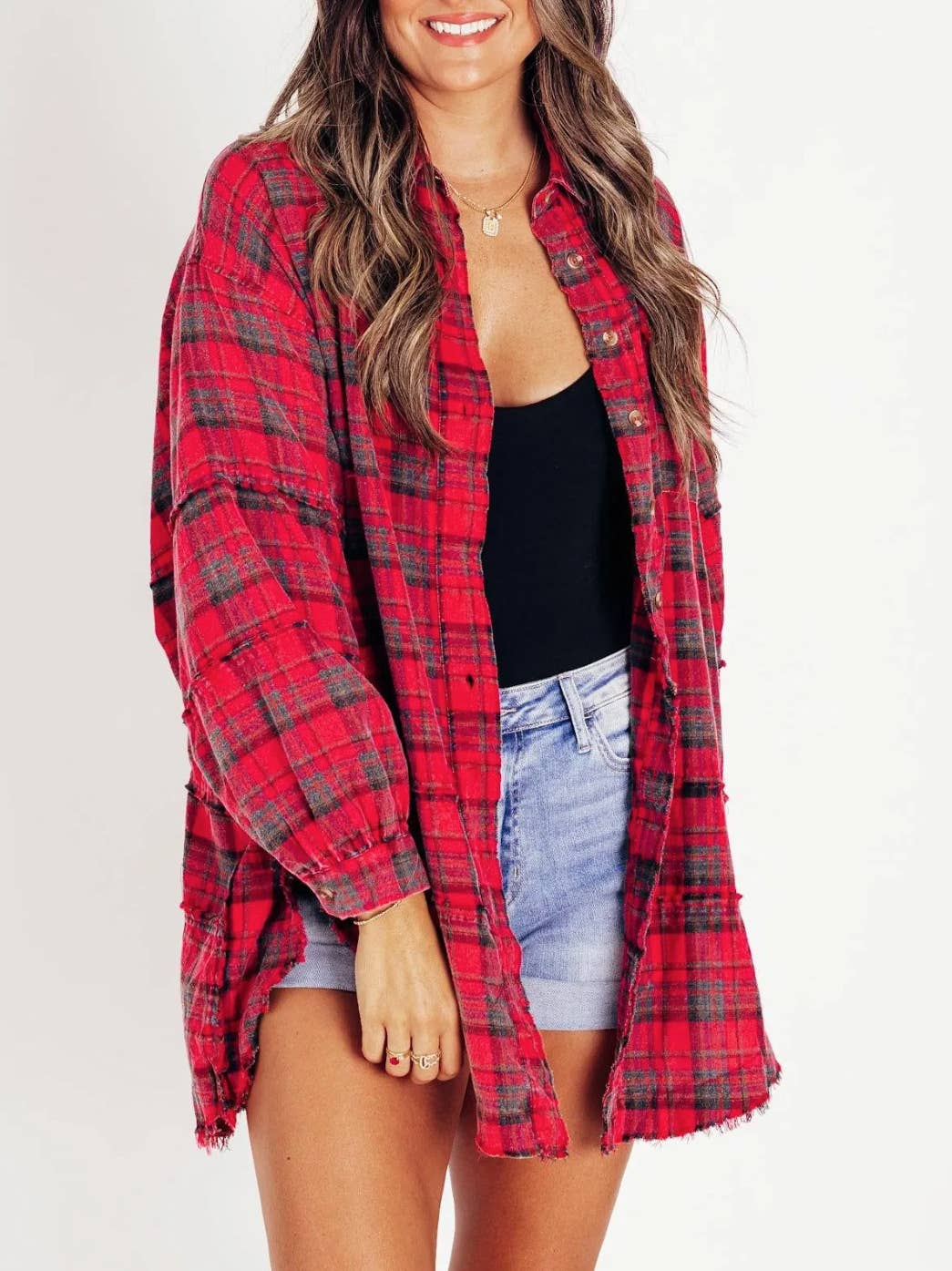Oversized Long Flannel