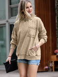 Load image into Gallery viewer, Sage Green Terry Washed Pullover
