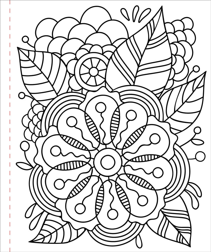 Large Print Coloring Book -  Color Me Calm