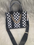 Load image into Gallery viewer, Checkered Chain Tote
